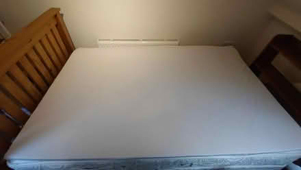 Photo of free Queen divan bed, mattress & topper (paignton, near big tree) #2