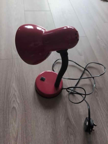 Photo of free Red desk lamp (Shenfield, CM15) #2