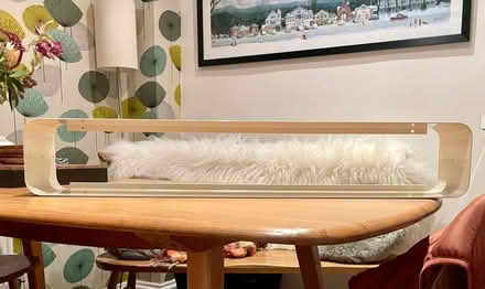 Photo of free Retro design gloss ivory wall CD / display shelf (Kenilworth CV8) #3