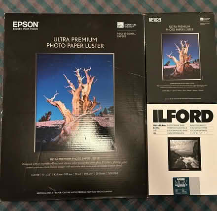 Photo of free Photographic paper - 3 boxes (Adams Morgan) #1