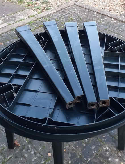 Photo of free Two Garden Tables - Green Plastic (Petersfield GU31) #4