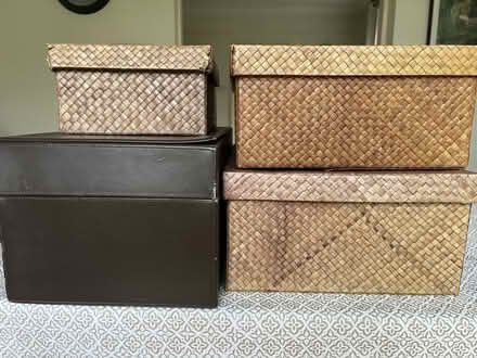 Photo of free Four storage boxes (Ealing Common W5) #4