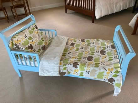 Photo of free Toddler Bed & Mattress (West Newton) #2