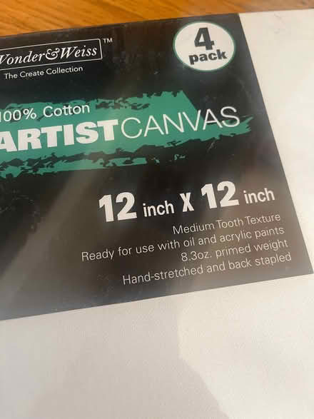 Photo of free 4 pack art canvas (new) (Lawrence Expwy & Monroe Street) #3