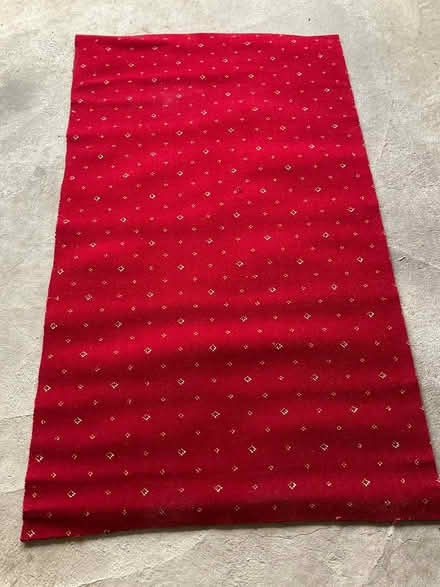 Photo of free Red patterned carpet offcuts (WF2 6AA) #2