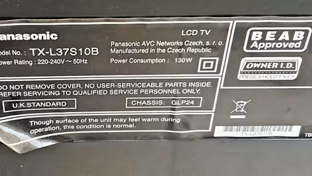 Photo of free Panasonic Viera LCD TV (CT7) #4