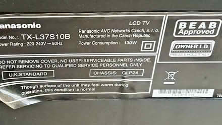 Photo of free Panasonic Viera LCD TV (CT7) #4