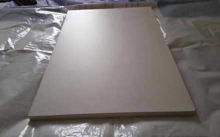 Photo of free White shelf wood chipboard (South Acton) #1