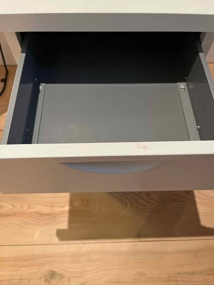 Photo of free White metal filing cabinet (OX2) #2