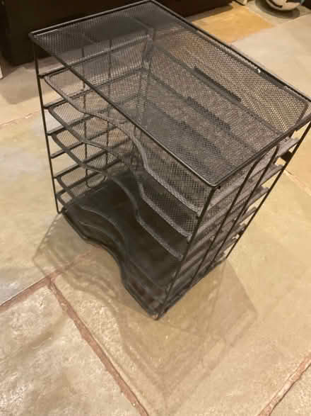Photo of free A4 paper size desk tidy (Warton LA5) #1