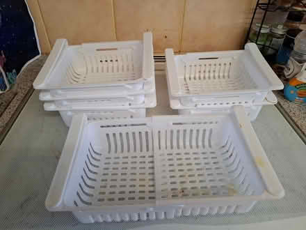 Photo of free Extendable fridge shelf baskets (Symonds Green SG1) #1