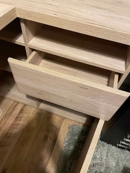 Photo of free L shaped desk (Halewood) #3