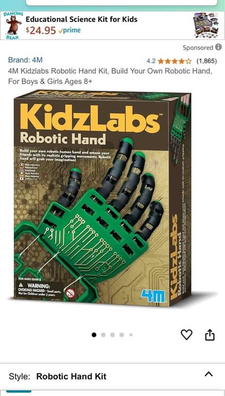 Photo of free Robotic hand (Withington M20) #2