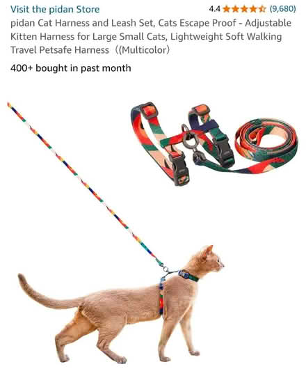 Photo of free 2x cat harness (Sutton) #3