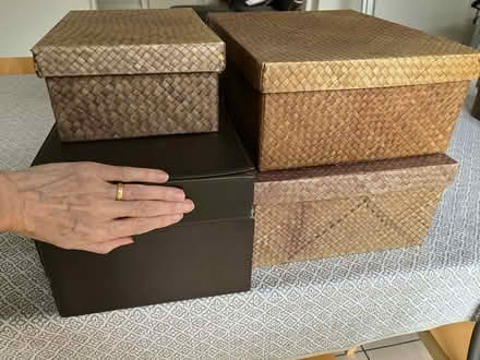 Photo of free Four storage boxes (Ealing Common W5) #3