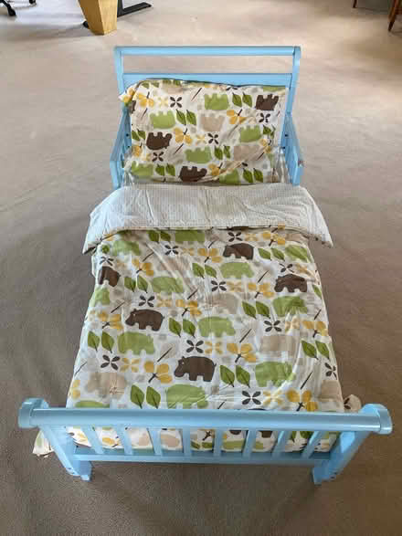 Photo of free Toddler Bed & Mattress (West Newton) #1