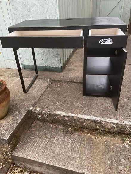 Photo of free Black IKEA Micke desk (Stroud GL5) #1