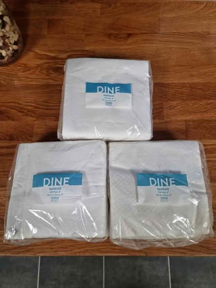 Photo of free 3 packs of paper napkins (Bournemouth BH9) #1