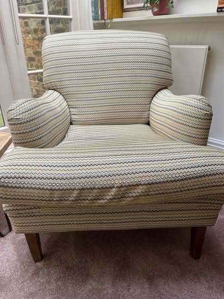 Photo of free Upholstered armchair (Nw8 0qn) #2