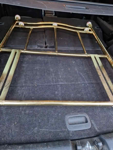 Photo of free Brass bedstead single bed (Allesley CV5) #1