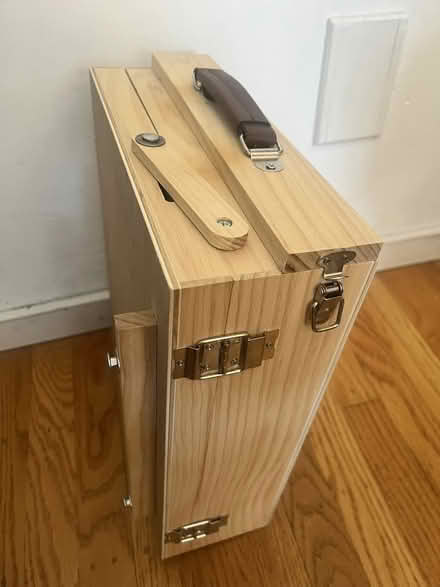 Photo of free Wooden art box with easel (Lawrence Expwy & Monroe Street) #3