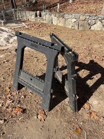Photo of free Plastic Sawhorses (Pound Ridge) #3