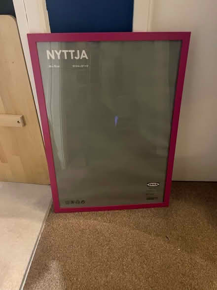 Photo of free IKEA Nyttja poster frame (pink) (Upper Walthamstow) #1