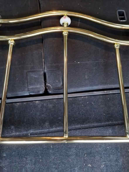 Photo of free Brass bedstead single bed (Allesley CV5) #2
