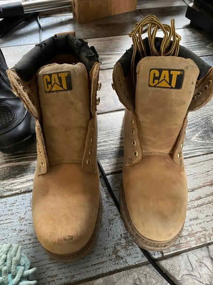Photo of free Work boots - size 10 - old but fair condition (Woodingdean BN2) #1