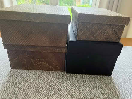 Photo of free Four storage boxes (Ealing Common W5) #1