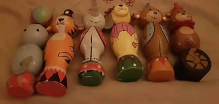 Photo of free Wooden Circus Animals Skittles (Acton) #1