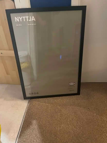 Photo of free IKEA Nyttja poster frame (black) (Upper Walthamstow) #1