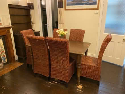 Photo of free x6 Wicker Chairs (B30 2HA) #1