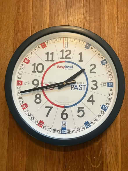 Photo of free Easy Read Time Teacher wall clock (Brighton BN1) #1