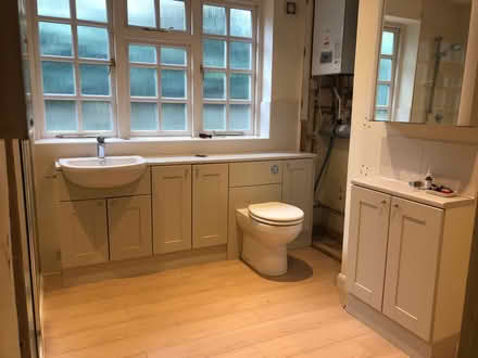 Photo of free Fitted bathroom cupboards and sink (OX4 Iffley) #1