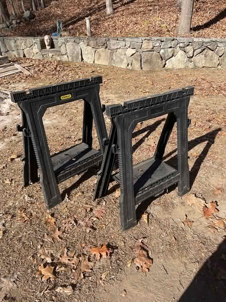 Photo of free Plastic Sawhorses (Pound Ridge) #2