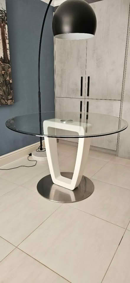 Photo of free Glass dining table (Leatherhead) #1