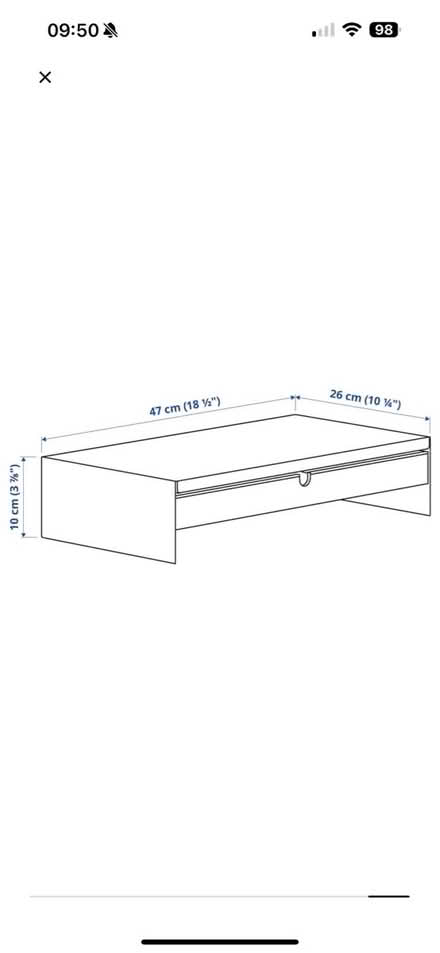 Photo of free IKEA desk drawer/ stand (UB5) #4