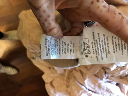 Photo of free King Duvet Cover with Pillow Shams (Columbia Heights) #3