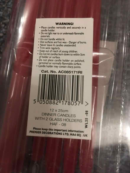 Photo of free Candles (Stotfold) #2
