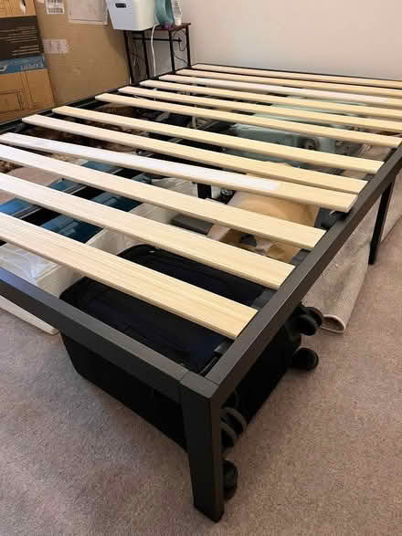 Photo of free Metal bed frame - double (Bermondsey SE1) #1