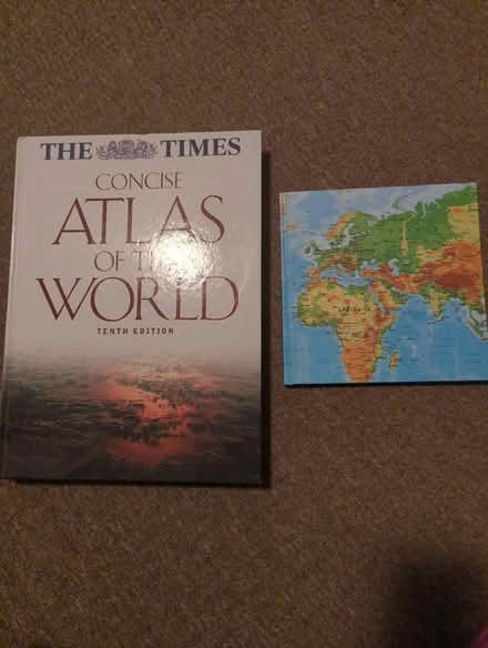 Photo of free World Map book and notebook (Chorlton M21) #1