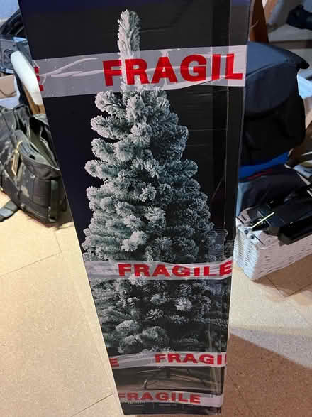 Photo of free Frosted 5ft Christmas tree (CR3 Caterham on the hill) #2