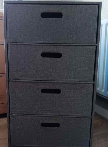 Photo of free X3 Grey Fabric Drawers (St. Albans) #1