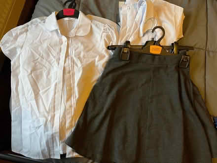 Photo of free School Uniform girls 10-11 ish - just needs ironing (Firgrove OL16) #1