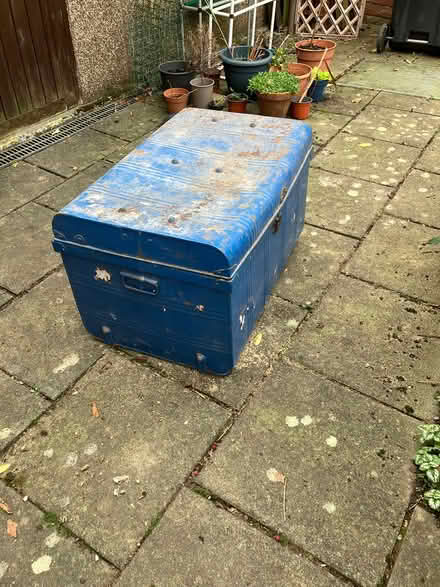 Photo of free Tin trunk (corley) #1