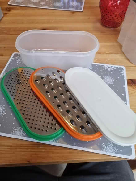 Photo of free Grater with tub and lid (St Athan CF62) #1
