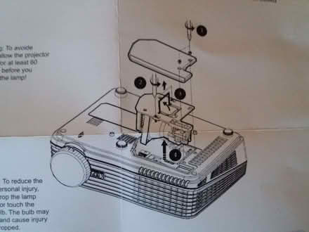 Photo of free projector lamp, mercury hg (Crosspool S10) #3