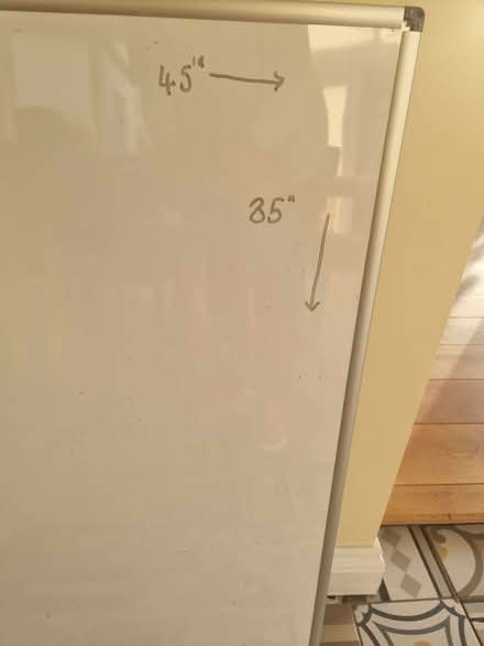 Photo of free Whiteboard - 45" x 35" (Great Strickland CA10) #3