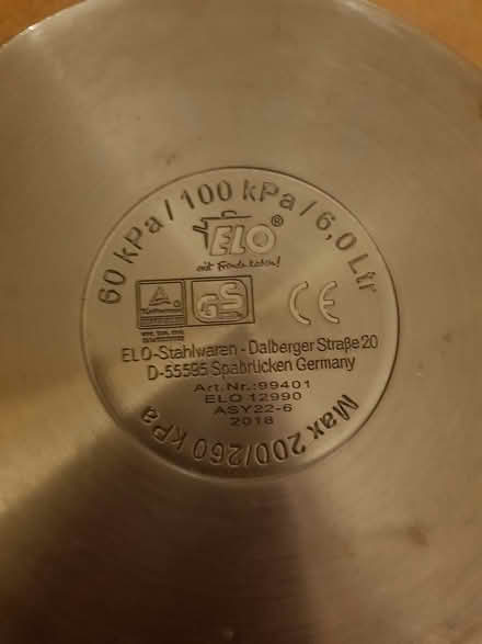 Photo of free ELO Pressure Cooker (Dun Laoghaire/glenageary) #3